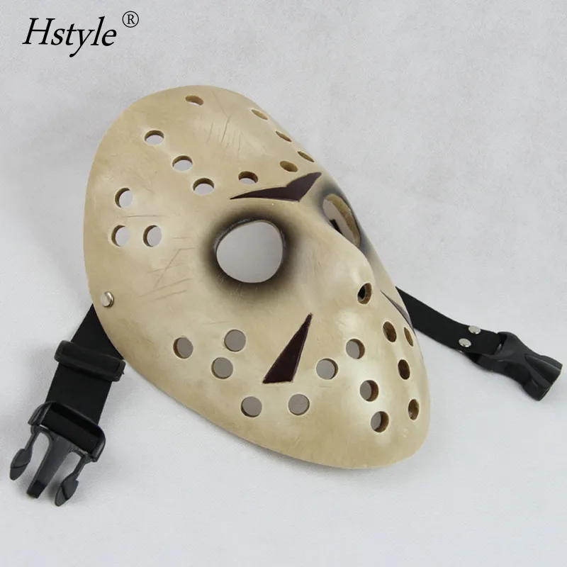 Máscaras do filme jason hockey em pvc, de rosto inteiro, para venda, mjc013