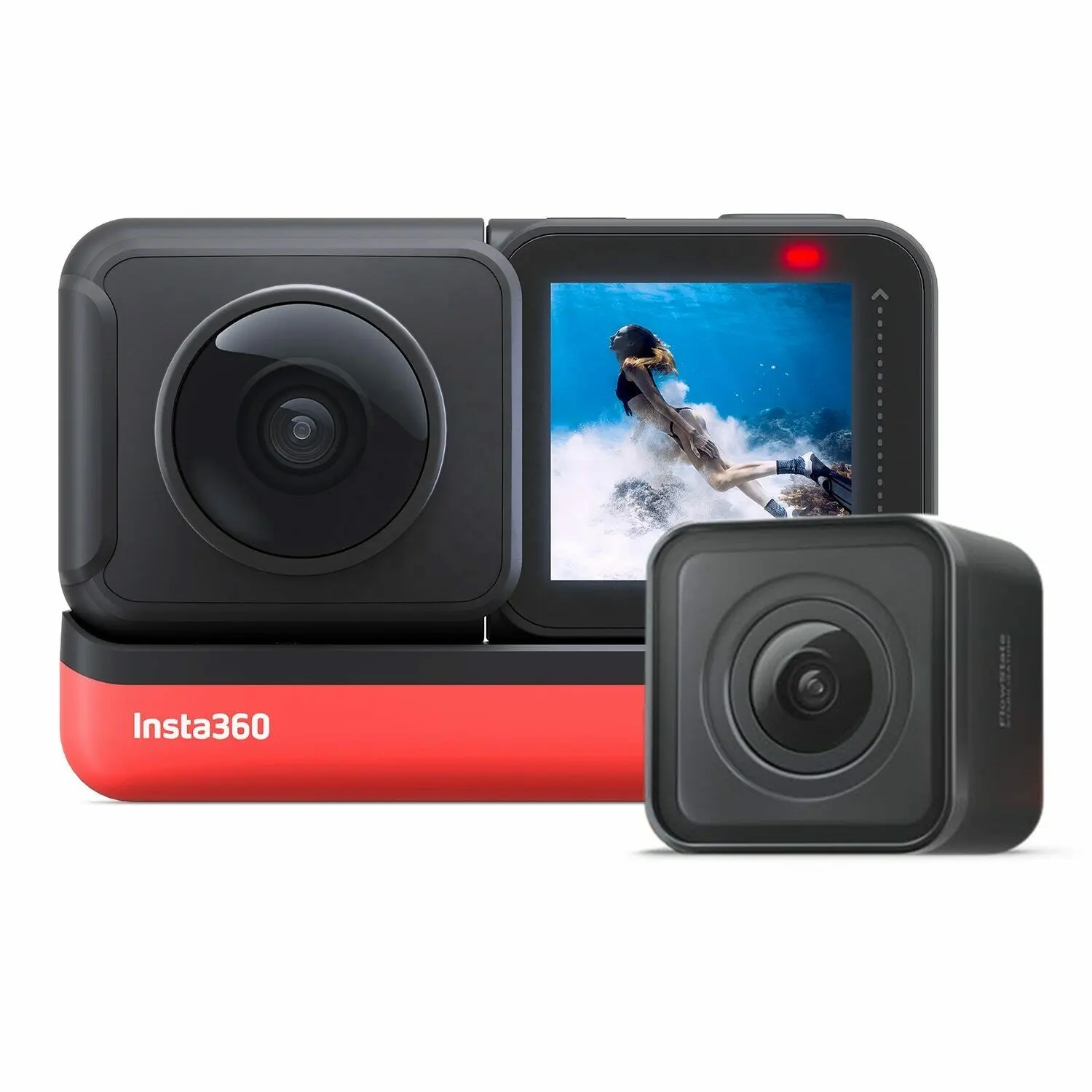 Insta360 אחד R מצלמה Twin מהדורת 5.7K 360 4K עמיד למים ספורט פעולה מצלמה
