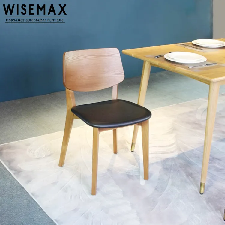 Wisemax Meubels Antiek Design Walnoot Kleur As Massief Hout Eetkamerstoelen Restaurant Hotel Huismeubilair Te Koop