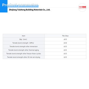 Good Quality 20kg White and <strong>Grey</strong> Non Crack Elastic Tile Glue <strong>Mortar</strong> C2TES1 Flex Tile Adhesive - Product Image 2