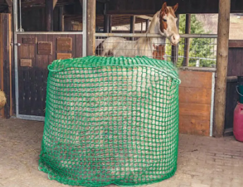 Factory Direct Supply Edge Banding PP Mesh Hay Net for Horse Slow Feeder Hay Nets