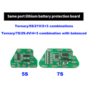 5S 7S 18650แบตเตอรี่ลิเธียมพร้อมแผงป้องกัน5A 10A PCB สมดุลสำหรับเครื่องมือไฟฟ้าโคมไฟ LED พลังงานแสงอาทิตย์ - Product Image 2
