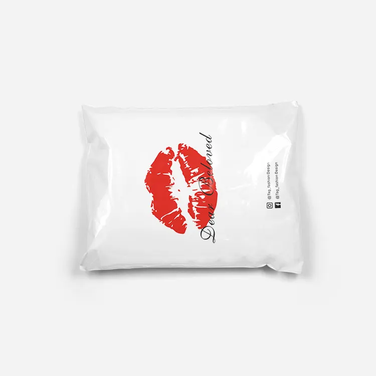 Custom Logo High Quality White Design Garments Packaging Bag Plastic Poly Mailers Mailing Bag