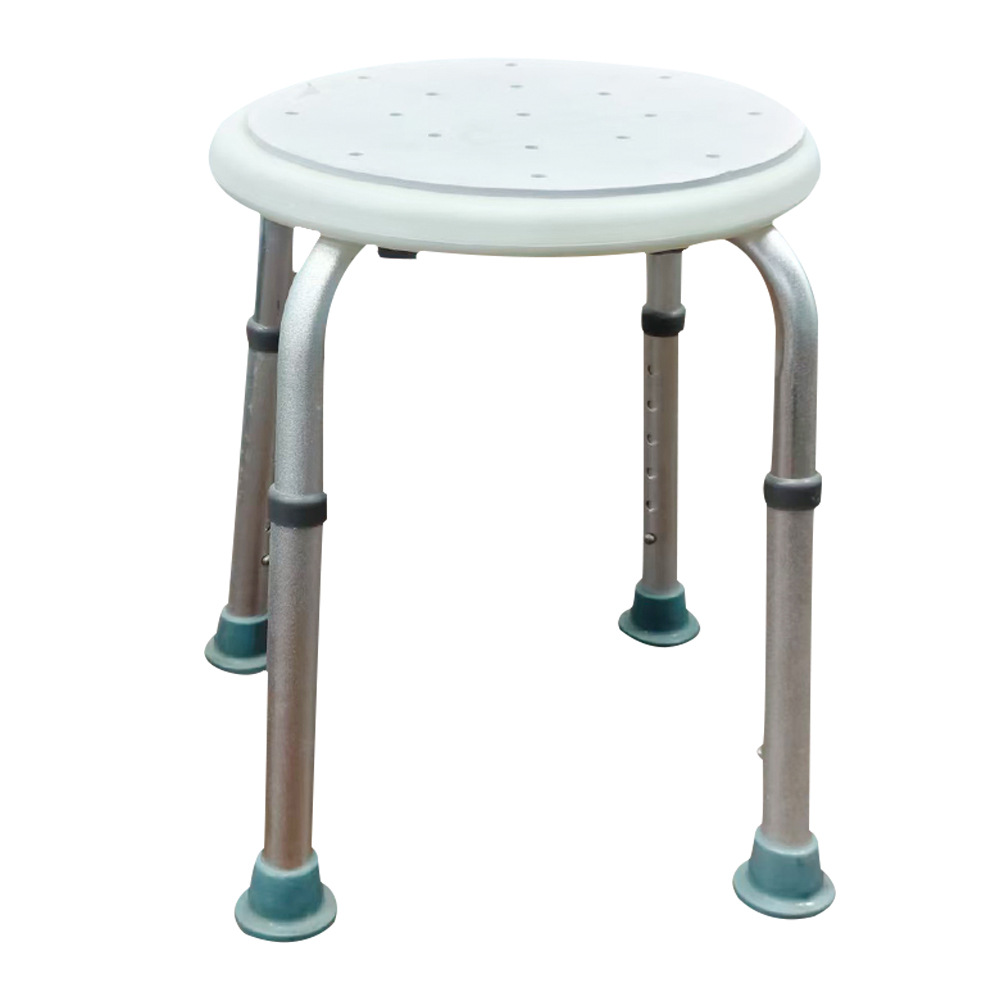 Chaise de douche à siège rotatif blanc