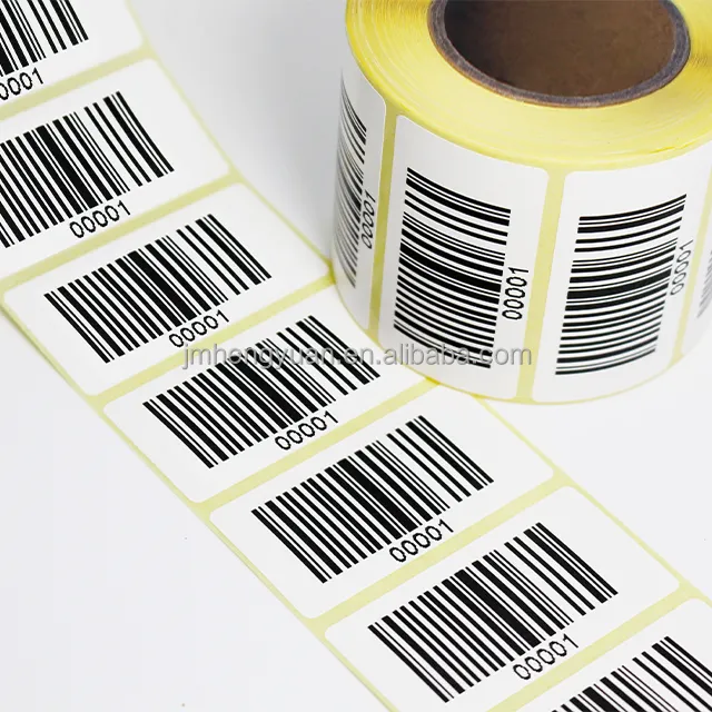 selbstklebende etikette thermodirektetiketten barcode aufkleber rolle supermarkt preis skala etikette 58x40mm