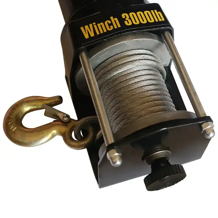 MINI 12V 3500LBS guincho elétrico/guincho elétrico puxando corda de fio para carro