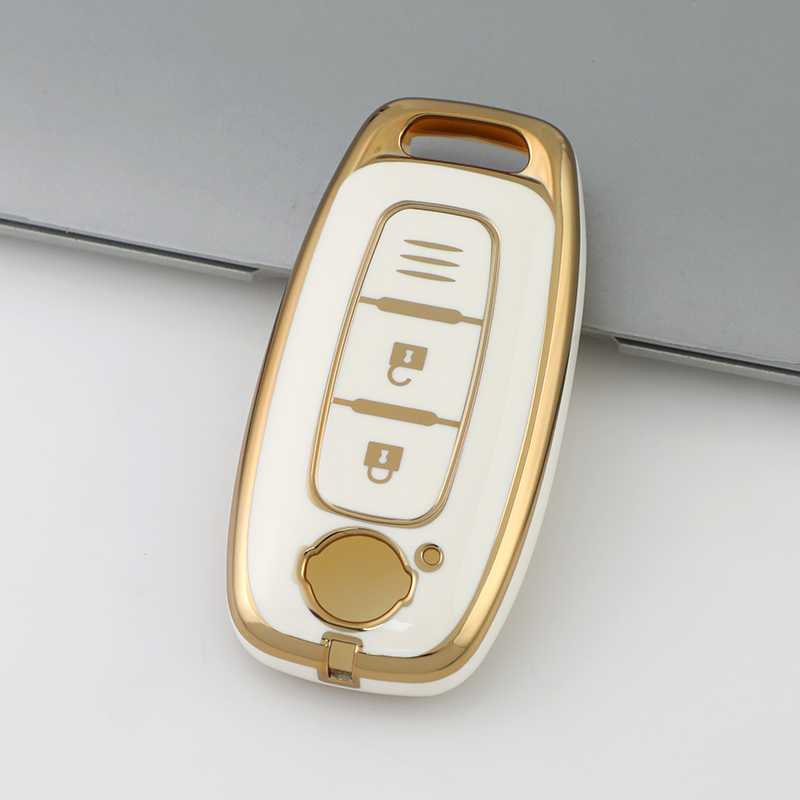 3 Button C White
