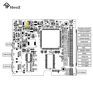 HeoZ VoIP Industrie telefon platine SIP Telefon Motherboard IP Broadcast Hauptplatine für Intercom System - Product Image 3