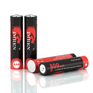 Imren Ni-MH AAA 1.2v hücre en kaliteli Ni-mh şarj edilebilir pil paket nimh 800mah pil - Product Image 5