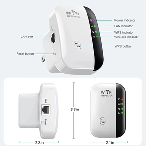 <strong>WiFi</strong> <strong>Extender</strong> Signal Booster - Wireless <strong>Network</strong> Repeater AP for Home, Compact <strong>Router</strong> Amplifier - Product Image 6