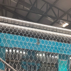 Gabion con rete in PVC con rivestimento in Gabion con filo di ferro zincato resistente e resistente alla ruggine - Product Image 3
