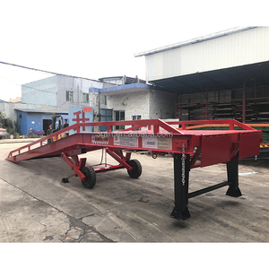 6-15 Ton Hydraulic Mobile Container Truck <strong>Loading</strong> <strong>Unloading</strong> <strong>Platform</strong> Ramp - Product Image 1