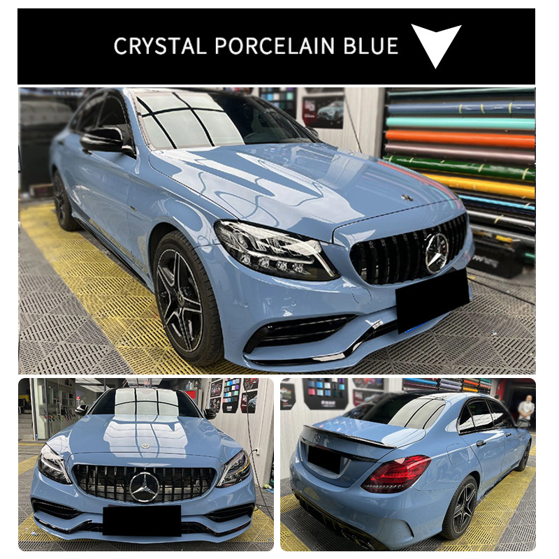 PET-Crystal porcelain blue