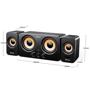Sistema de audio de sonido envolvente de cine en casa multimedia USB 2,2 para altavoces compatibles con Bluetooth para uso en computadora