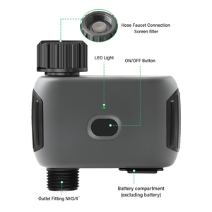 灌漑スプリンクラータイマー自動手動散水IP55防水WiFiファーム点滴散水コントローラーパティオ - Product Image 3