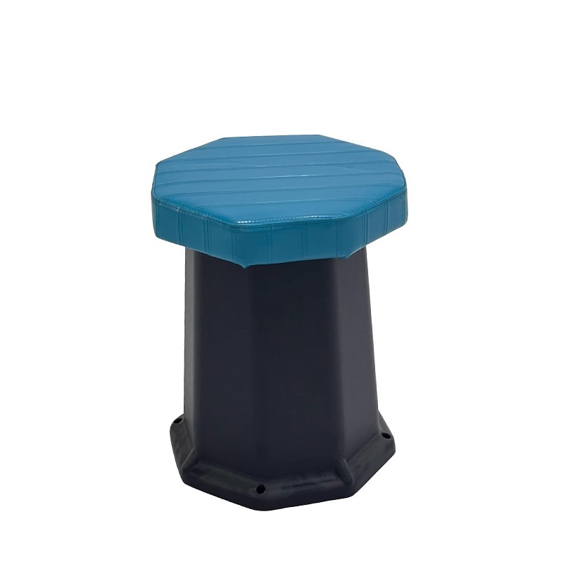 Blue foreskin stool surface