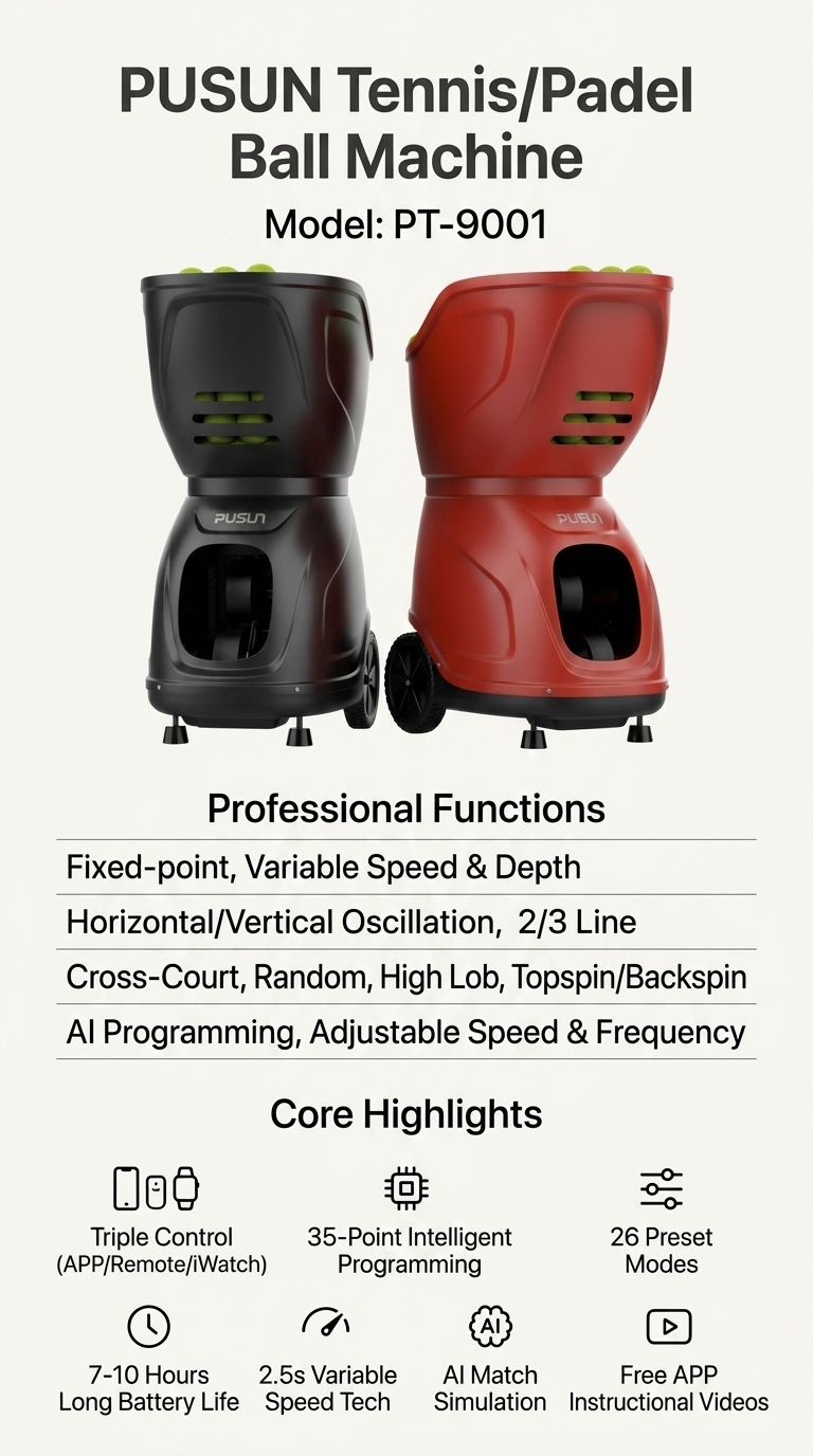 PT-9001 PRO Rojo/Negro