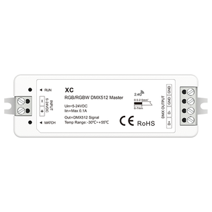 XC RGB RGBW светодиодный контроллер беспроводной dmx 512 главный контроллер 5-24VDC с беспроводным пультом дистанционного управления - Product Image 1
