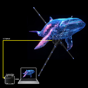 100cm 3D Hologram Fan <strong>Display</strong> With <strong>HDMI</strong>-<strong>INPUT</strong> for Effective <strong>Computer</strong> Interaction and Hologram Synchronization Features - Product Image 1