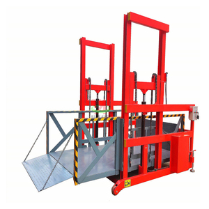 Mobile Boarding Bridge 3 Tonnen 2t mobile Hydraulik container Laden Dock Yard Rampe elektrische mobile Lade-und Entlade plattform - Product Image 4