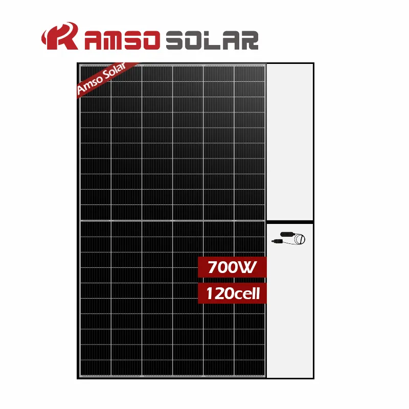 उच्च गुणवत्ता 210mm 650w 660w 670w 700W एसी के साथ बाहर बिजली सौर पैनल मॉड्यूल