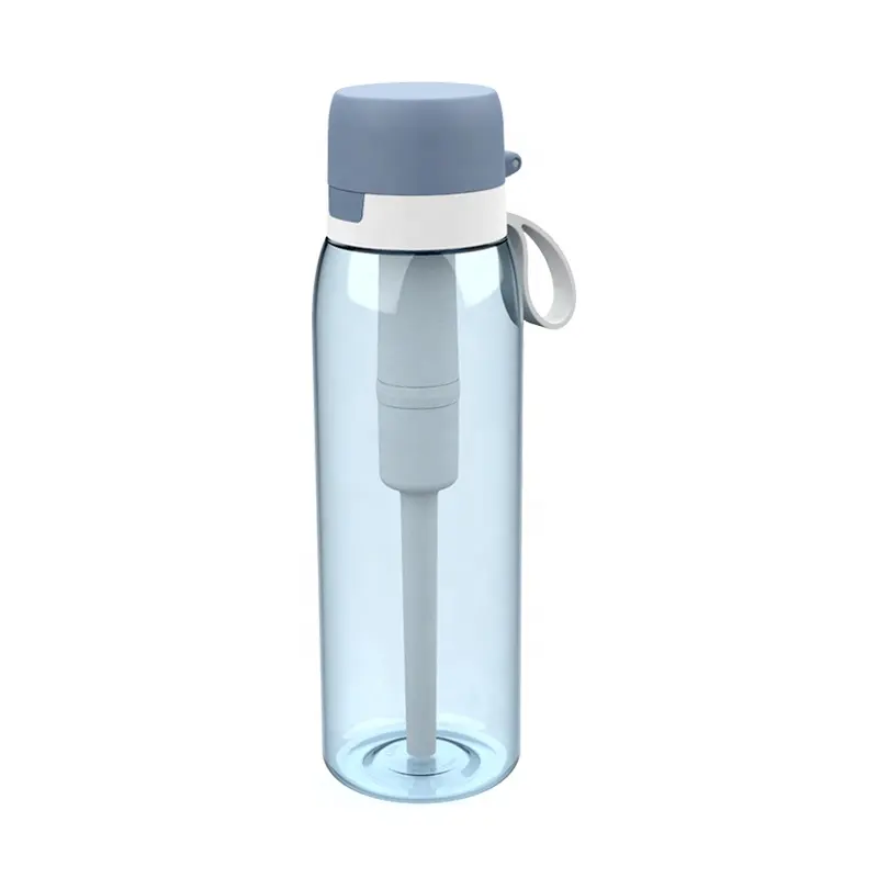 Precio al por mayor de botella de agua de gran oferta con Material de calidad alimentaria para viajes con filtro Smart Drinkware