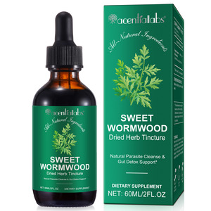 Acentiallabs 60 мл, органические капли полыни, поддерживающие пищеварительное очищение организма, Детокс, экстракт сладкой полыни, жидкая добавка - Product Image 2
