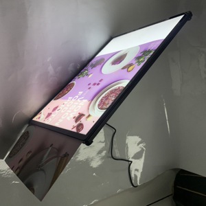 掉落运输发光二极管超薄A3海报插入灯箱发光二极管背光铝框菜单板 - Product Image 3