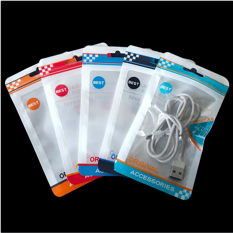 사용자 정의 패션 휴대 전화 케이스 아이폰 휴대 전화 Pvc 플라스틱 포장 투명 가방