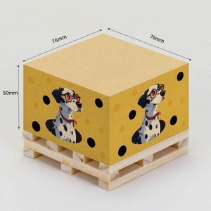 Cubo de notas adhesivas de estudio de oficina personalizado de venta directa de fábrica, Cubo de notas adhesivas personalizable colorido lindo exquisito - Product Image 2