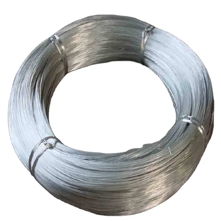 1.0mm 2.5mm fil d'acier à haute teneur en carbone galvanisé fil d'acier à ressort ou pour filet de pêche pour conduit Flexible En10269