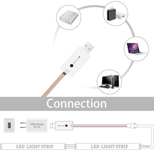 SP620E DC5V USB-LED-Controller IR-Fernbedienung Mini Für WS2812B usw. Pixel Strip Light