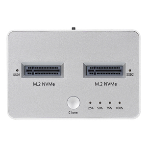 VCOM USB Type C SSD Clone Docking Station M.2การโคลนข้อมูลฮาร์ดไดรฟ์ NVME สำหรับคีย์ M B 2280/2260/2242/2230 SSD Enclosure - Product Image 2
