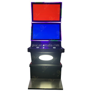 Eğlence jetonlu oyunlar yeni tasarım 27 "çift ekran PC kurulu beceri oyun makinesi iki düğme paneli kabine - Product Image 5