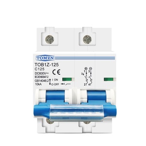 TOMZN TOB1Z-125 2P 80A 100A 125A DC MCB 600V PVシステム用サーキットブレーカーCカーブMCBバッテリーメインスイッチ - Product Image 2