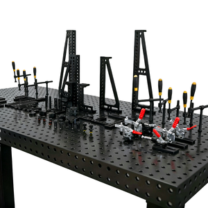 Estação de Solda 3D Ferro Fundido Polido com Escalas de Medição Acessórios Workbench Multi-buraco Nova Solda 28mm 16mmAperture - Product Image 1