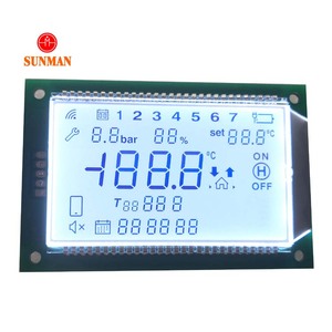 Benutzer definierte 7 Segment monochrom tn htn stn fstn va mipi dsi i2c Schnitts telle digitale Thermostat LCD-Anzeige - Product Image 2