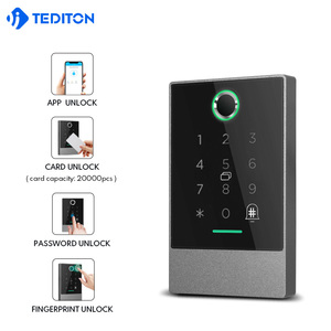 Controllo di accesso biometrico dell'impronta digitale combinazione di codice della carta Rifd elettrica dell'app di sicurezza - Product Image 3