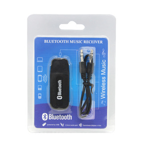 Receptor USB BT 5,0 Convertidor de audio de música para automóvil con función AUX Salida mono de 3,5mm Hecho de plástico Accesorio de audio y video - Product Image 1
