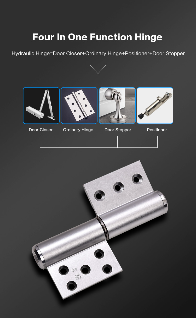HC Series HIGH PARTITION ECO GLASS DOOR HYDRAULIC SILENT SOFT-CLOSING HINGES