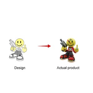 Tùy Chỉnh Phim Hoạt Hình Hình Nhà Sản Xuất Tùy Chỉnh Làm Đồ Chơi Bằng Nhựa 3D Hình Tùy Chỉnh Nhà Máy OEM Hành Động Hình Sản Xuất - Product Image 1