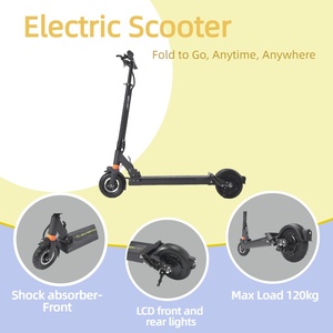 Yetişkinler için yüksek performanslı 500W elektrikli Scooter süspansiyon katlanabilir tasarım tekerlekler iki tekerlekli tasarım - Product Image 2