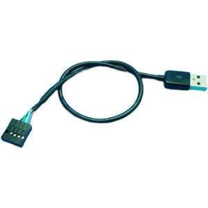 <strong>USB</strong> <strong>Header</strong> to Motherboard <strong>USB</strong> <strong>2</strong>.<strong>0</strong> Adapter Cable <strong>USB</strong> <strong>2</strong>.<strong>0</strong> Type a Female to Dupont 9 10 Pin Female <strong>Header</strong> Motherboard Cable Cord - Product Image 2