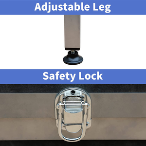 Iunnds Mini pingpong bảng có thể gập lại trong nhà bóng bàn đặt bảng trò chơi sân vườn - Product Image 5