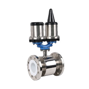 Pokcenser Electromagnetic <strong>Flowmeter</strong> Made in China 4-20mA <strong>Pulse</strong> Frequency <strong>Output</strong> LCD OLED Flow Indicator - Product Image 1