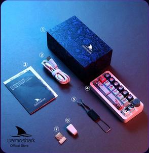 Darmoshark SK16 RGB <strong>Numeric</strong> <strong>Keypad</strong> <strong>Bluetooth</strong> Wireless Tri-Mode Mechanical <strong>Keyboard</strong> Wired BT 2.4G 16 Keys Hot Swap Huano Switch