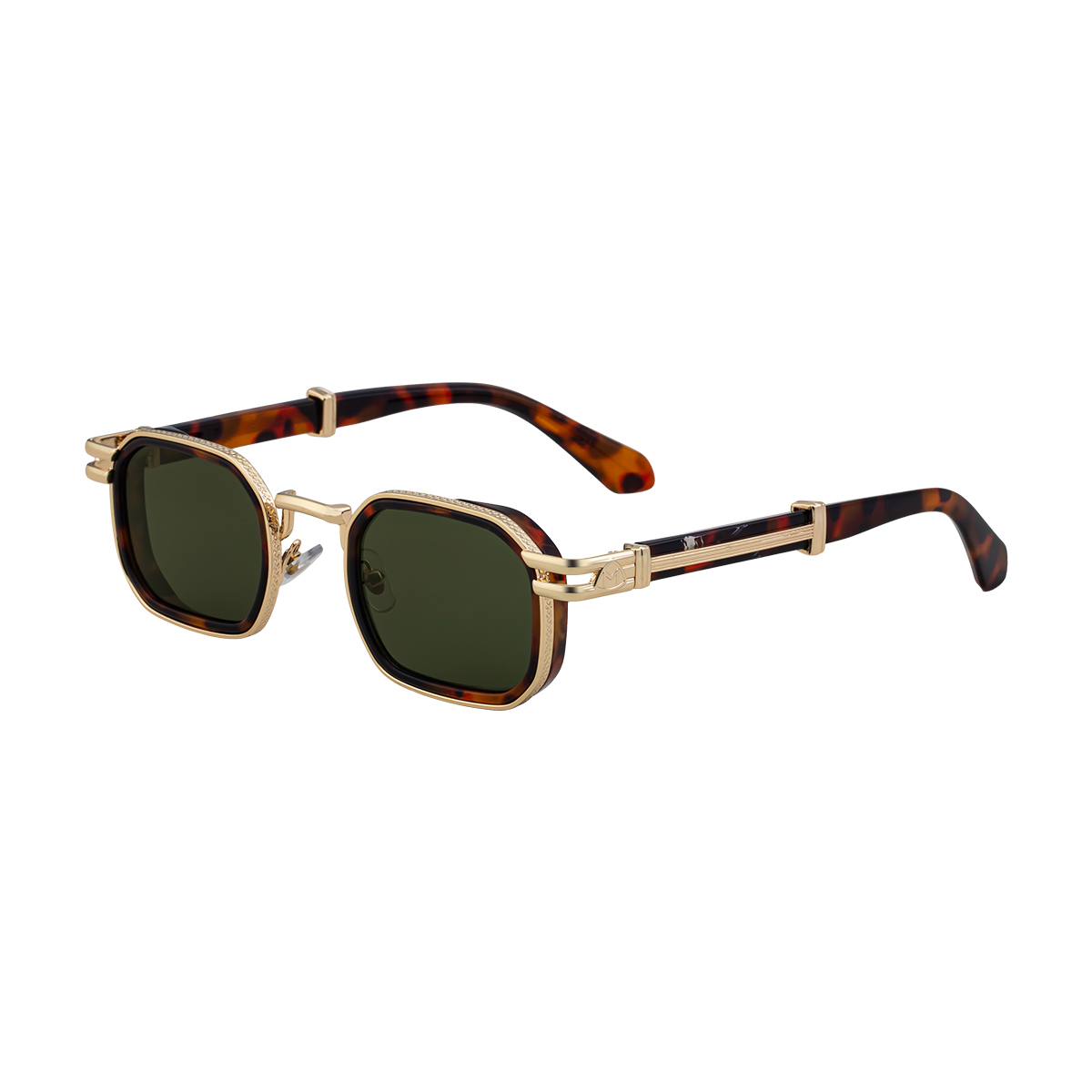 C7 Brown Tortoise Gold G15 Green