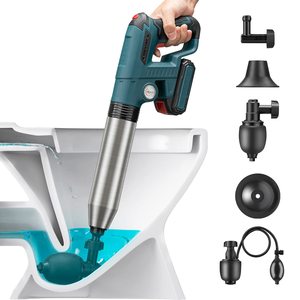 ミニトイレプランジャートイレブロック解除電気空気プランジャ便器プランジャ開口部下水圧力下水の目詰まり - Product Image 2