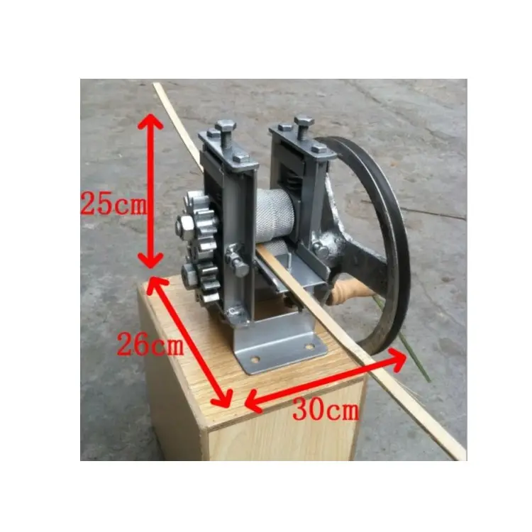 Produits les plus vendus Machine à scier le bois de bambou brut manuel/électrique Trancheuse à bambou Coupeur de bâton