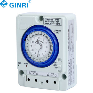 24 Stunden analoger elektronischer digitaler Timer automatischer Ein-und Ausschalt-Timer-Schalter wöchentlich programmier bar mit wiederauf ladbarem Akku